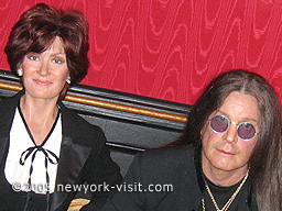 Osbournes at Madame Tussauds ~ Portraits of iconic celebrities and trendsetters
who helped shape each decade of the 20th
century are represented in vignettes
highlighted by the fashions, trends, news and fads of the era.
