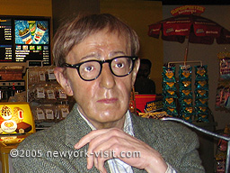 Woddy Allen at Madame Tussauds ~ also included are such notables as Babe Ruth, Janis Joplin, Charlie Chaplin, The Beatles, Marilyn Monroe, John Wayne, and Neil Armstrong, among others.